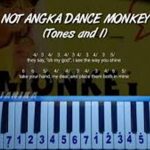 not angka dance monkey pianika