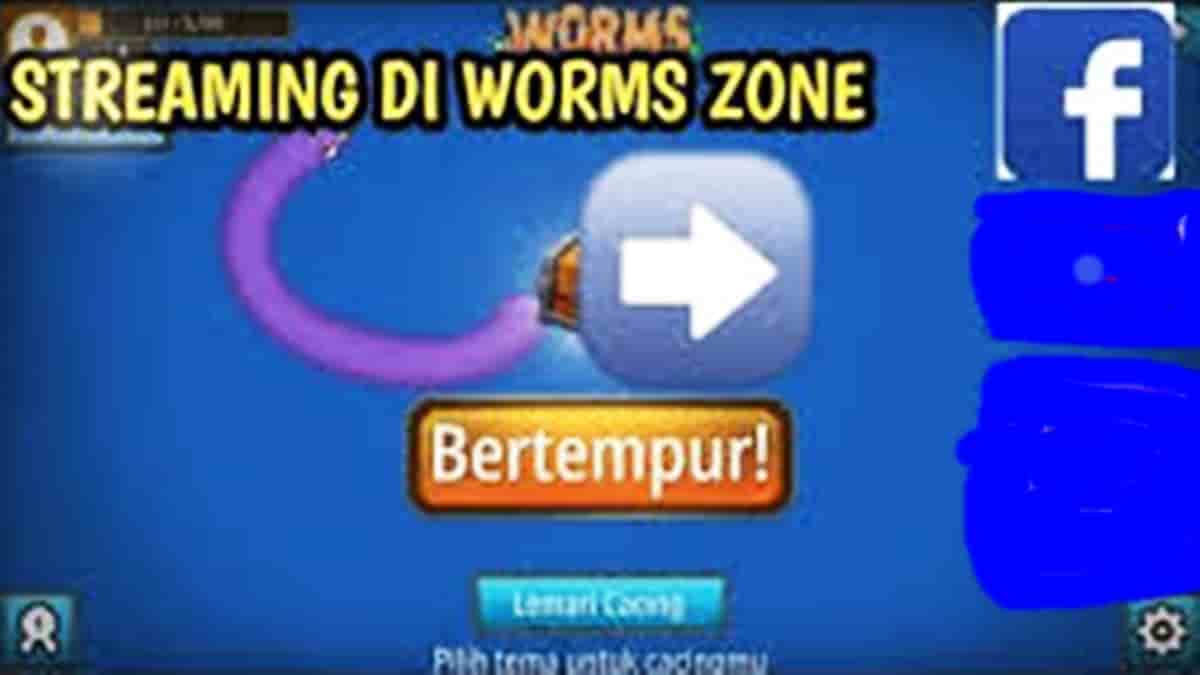 cara live game worms zone di facebook